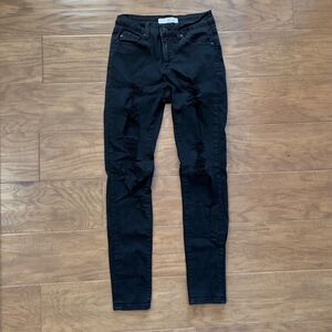 Kancan Jeans Women's Size 7/27 Black Lexis Rangley Skinny KC6038BK